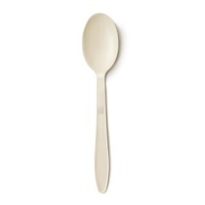 Natural Ware Mater-Bi lepel wit (16cm) - 100 stuks