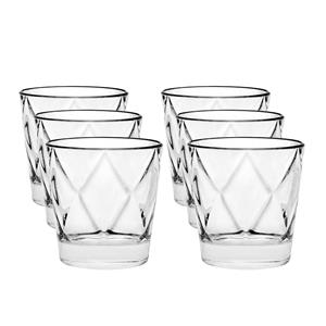 6x Luxe drinkglazen/waterglazen Concerto 290 ml -