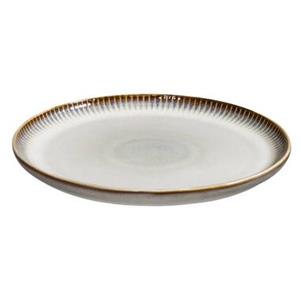 Leen Bakker Dinerbord Camille - Beige - Stoneware - Ø25,5 cm