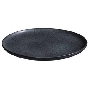 Leen Bakker Dinerbord Liz - Zwart - Stoneware - Ø28 cm