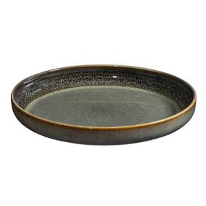 Leen Bakker Ontbijtbord Emma - Groen - Stoneware - Ø22 cm
