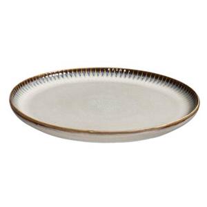 Leen Bakker Ontbijtbord Camille - Beige - Stoneware - Ø22 cm