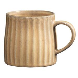 Leen Bakker Mok met oor Mila - Beige - Stoneware - 340 ml