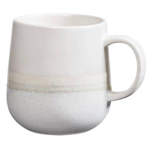 Leen Bakker Mok met oor Pippa - Crème - Stoneware - 400 ml