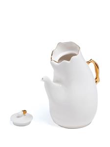 Seletti x Jordanluca Meltdown porseleinen theepot - Wit