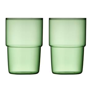 LYNGBY  Torino - Longdrinkglas S/2 0,40l Groen