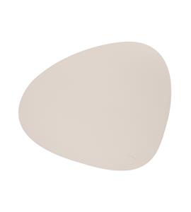 LIND DNA  Dinner Mat Curve - Placemat 37x44cm Nupo Soft Nude