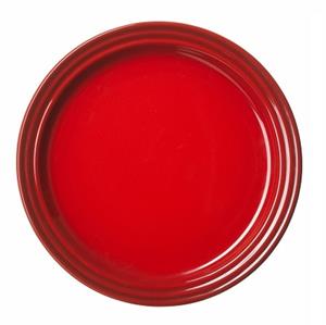 LE CREUSET  Aardewerk - Dinerbord 27cm Kersenrood