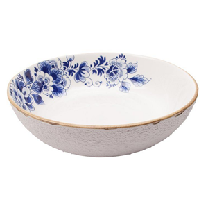 HEINEN  Blauw Bloesem - Saladeschaal 29,5cm