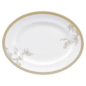 WEDGWOOD  Vera Wang Lace Gold - Ovale schaal 35cm