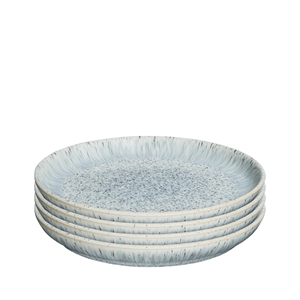 DENBY  Halo Speckle - Ontbijtbord Coupe 21cm Set/4