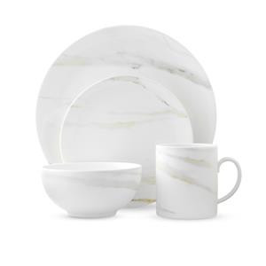 WEDGWOOD  Vera Wang Venato Imperial - Serviesset 4-dlg
