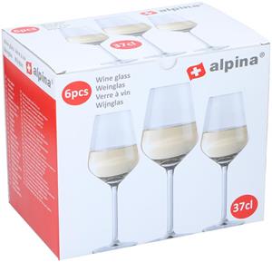 Alpina Wijnglazenset 6-delig 37cl Voor Witte Wijn