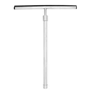 Creavit Aloni Douche vloer wisser chrome met houder 26x34,7cm