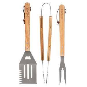 Neka Barbecue Set - 3-delig - Spatel-vork-tang - Rvs