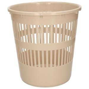 PlasticForte Afvalemmer - Plastic - Beige - 28 Cm