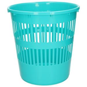 PlasticForte Afvalemmer - Plastic - Blauw - 28 Cm