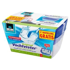 Bison Vochtvreter 900 Gram (inclusief Gratis Vochtmagneet Navulling)