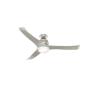 hunterfans Deckenventilator Harmony Nickel mit Licht & Fernbedienung