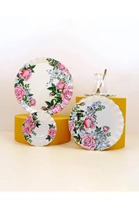 Hermia Set van 6 dessertborden Flora | 