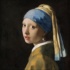 Servetten 33x33cm Girl With The Pearl Earring