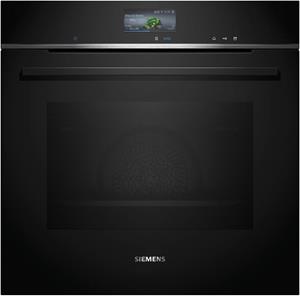 SIEMENS Dampfbackofen iQ700 HS736G1B1,iQ700 Einbau-Dampfbackofen Schwarz, Edelstahl, EEK: A+, mit Teleskopauszug nachrüstbar, HS736G1B1,iQ700 Einbau-Dampfbackofen Schwarz, Edelstahl, EEK: A+