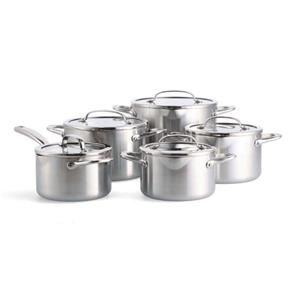 BK Cookware Twist Pannenset 3-lagen materiaal 5 delig