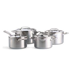 BK Cookware Twist Pannenset 3-lagen materiaal 4 delig