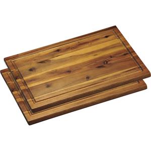 2x Acaciahouten snijplanken 26 x cm -