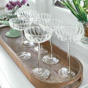 Loberon Glas set van 6 Bavella