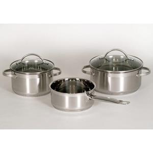 Krüger Topf-Set "Ohio", Edelstahl, (Set, 5 tlg.), Induktion