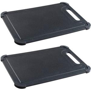 WENKO Schneidebrett "Peet", (Set, 2 St.), aus recyceltem Kunststoff
