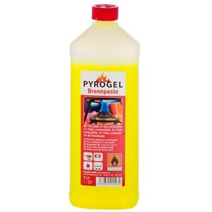 Merkloos Brandpasta / brandgel fles 1 liter -