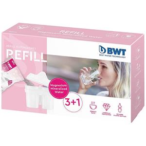 BWT 1 Kartusche + 3 Öko Refill Mg²+ 0836600 Filter Wit