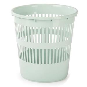 Afvalbak/vuilnisbak Prullenbak - Plastic - Mintgroen