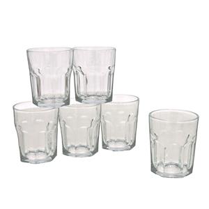 Gerimport 6x Stuks waterglazen/drinkglazen 256 ml -