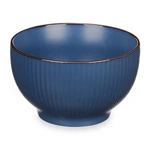 Vivalto Kommetjes/serveer schaaltjes - Mistique - porselein - D14 x H8 cm - blauw - Stapelbaar -
