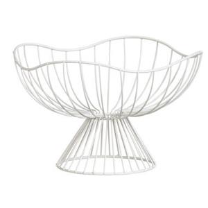 Leen Bakker Presenteerschaal - taupe - metaal - 18xØ28 cm
