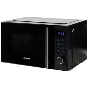 DOMO DO22301C Mikrowelle Schwarz 900W Grillfunktion, Timerfunktion