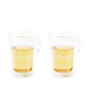 Rivièra Maison Riviera Maison Dubbelwandige glazen set - C'est Chaud 270 ML - 2 stuks