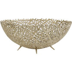 Light & Living  Schaal Galaxa Goud - 18x46x46cm (hxbxd)