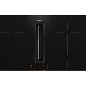 Miele KMDA 7473 FL-A Inductie inbouwkookplaat met afzuiging Zwart