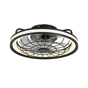 CristalRecord Plafondventilator Rafale Ø 40 cm zwart