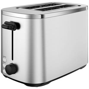 MasterPRO Toaster mit eingebautem Brötchenaufsatz Schwarz/Edelstahl