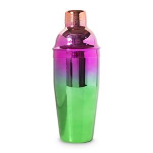 Xenos Cocktailshaker - roze/groen - 750 ml