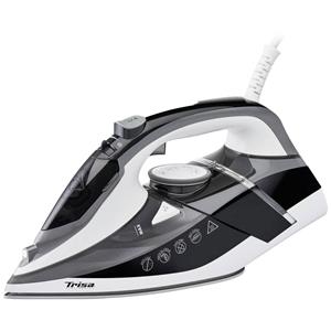 Trisa Profi Steam i6242 Dampfbügeleisen Schwarz, Grau, Weiß 2400W