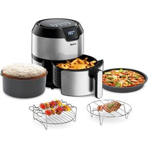 Tefal Airfryer EY401D.HERO Easy Fry Deluxe met accessoires, capaciteit 1,4 kg, 8 automatische programma's