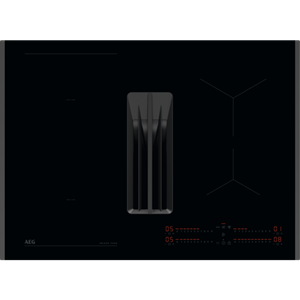 AEG Kookplaat met afzuiging - 6000 serie ComboHob met Bridge functie, 68 cm NCH74B01FB