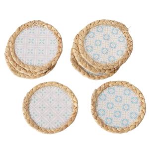 Onderzetter 'Portofino, 4 -delig Dia.12cm Polyester En
