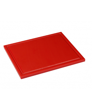 Interlux Snijplaat met sapgoot - 325x265x15mm - Rood